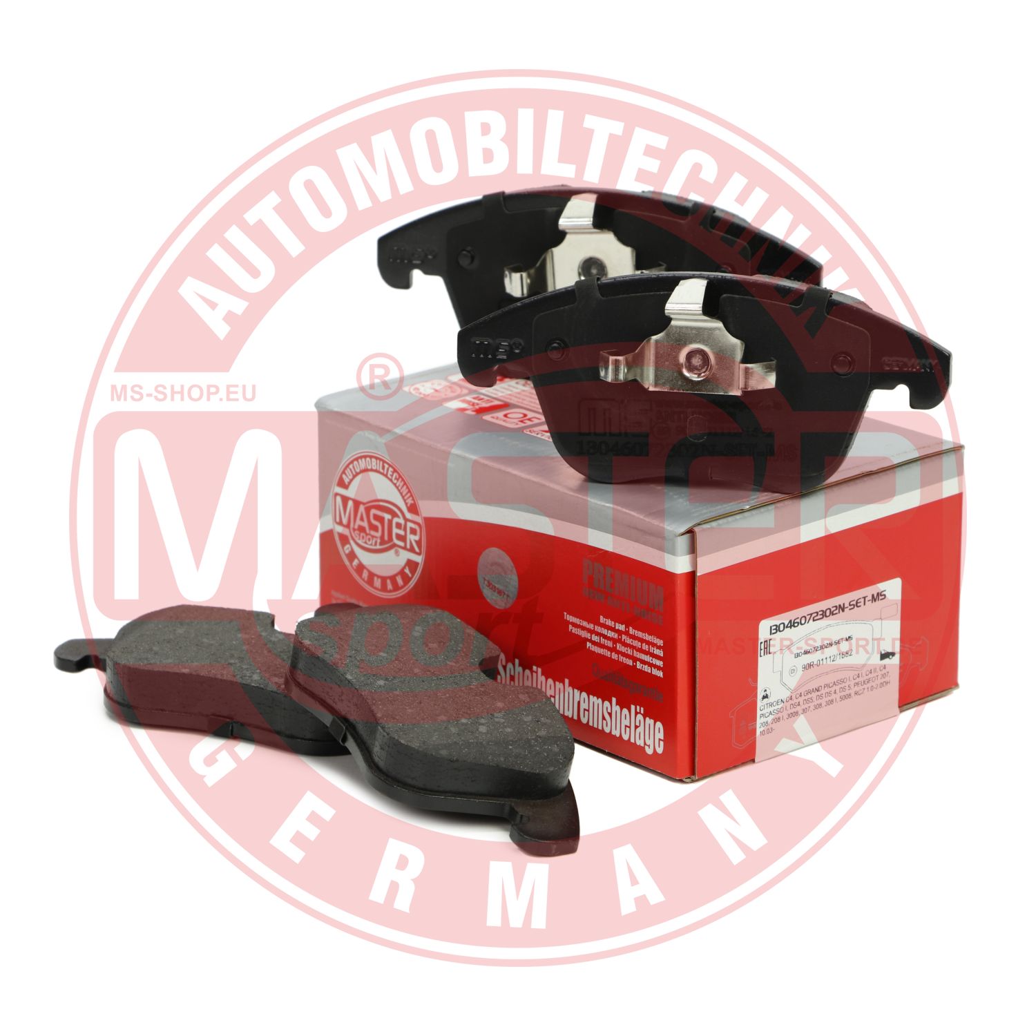 Placute frana MASTERSPORT GERMANY 13046072302N-SET-MS